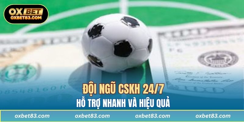 Đội ngũ CSKH 24/7, hỗ trợ nhanh và hiệu quả