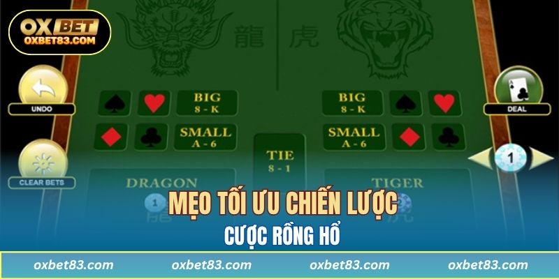 Mẹo tối ưu chiến lược cược Rồng hổ