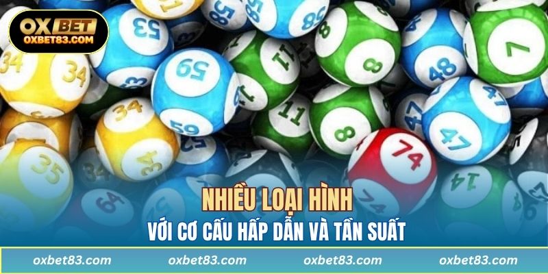 Nhiều loại hình với cơ cấu hấp dẫn và tần suất đa dạng tại thương hiệu